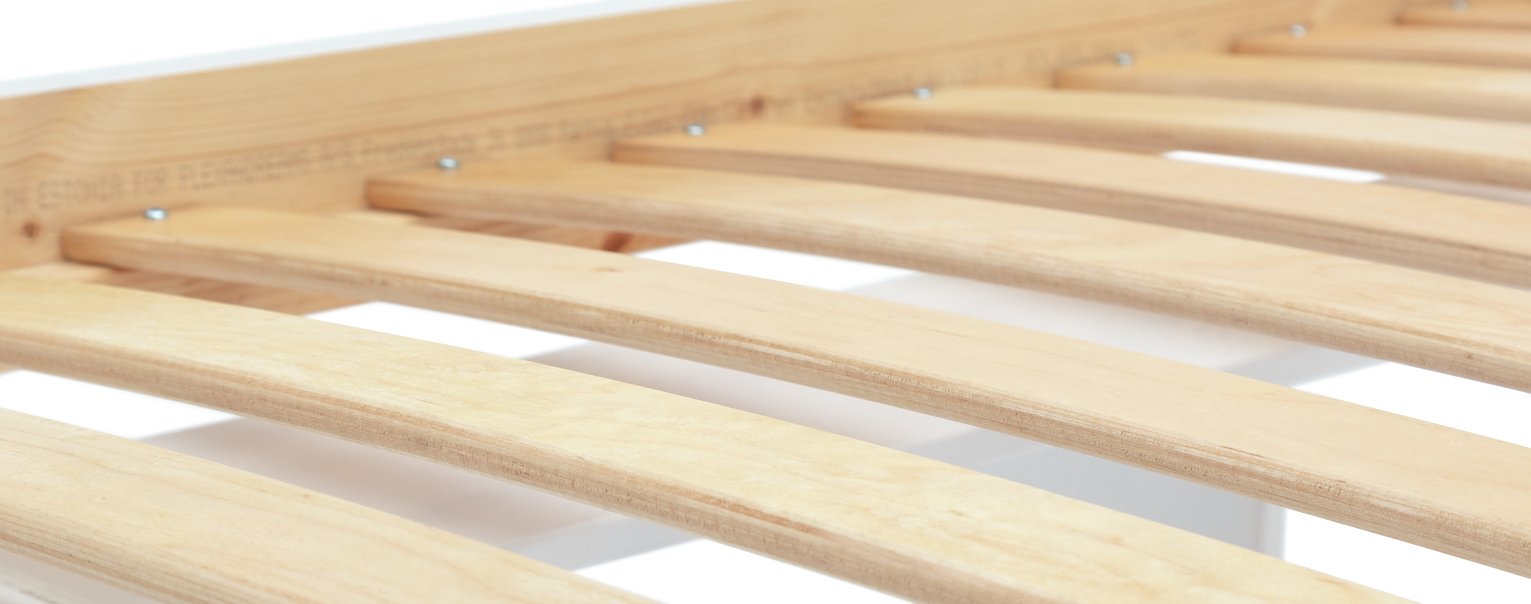 Argos Home Brooklyn White Mid Sleeper Bed Frame with Desk Reviews