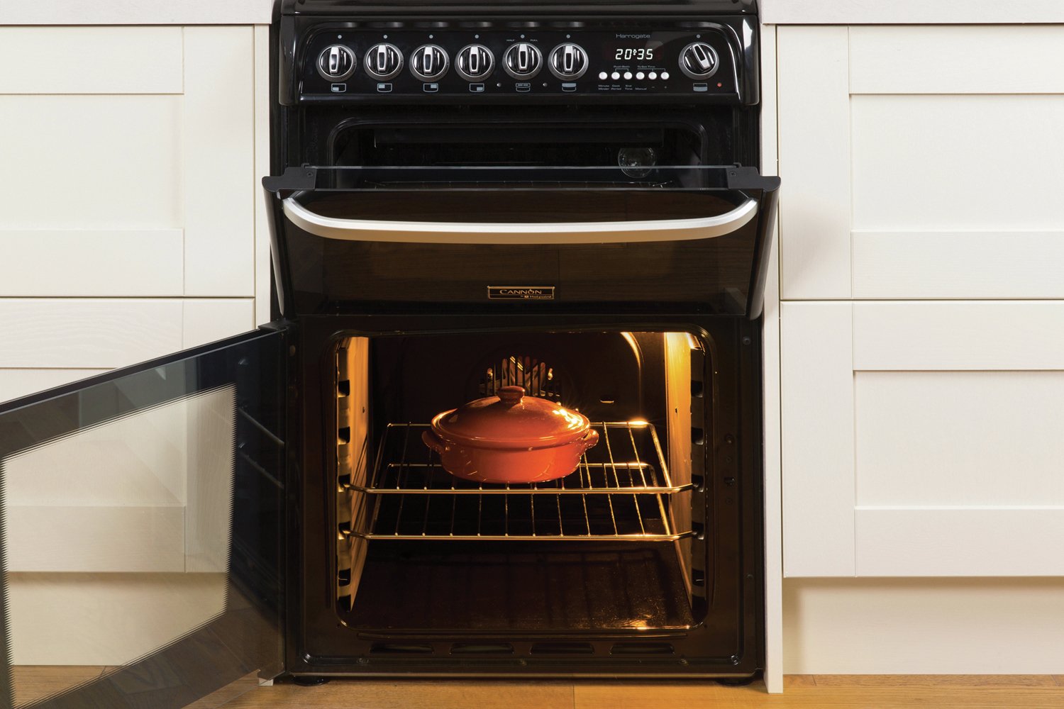 Hotpoint Cannon CH60DHKF 60cm Double Dual Fuel Cooker Black Reviews