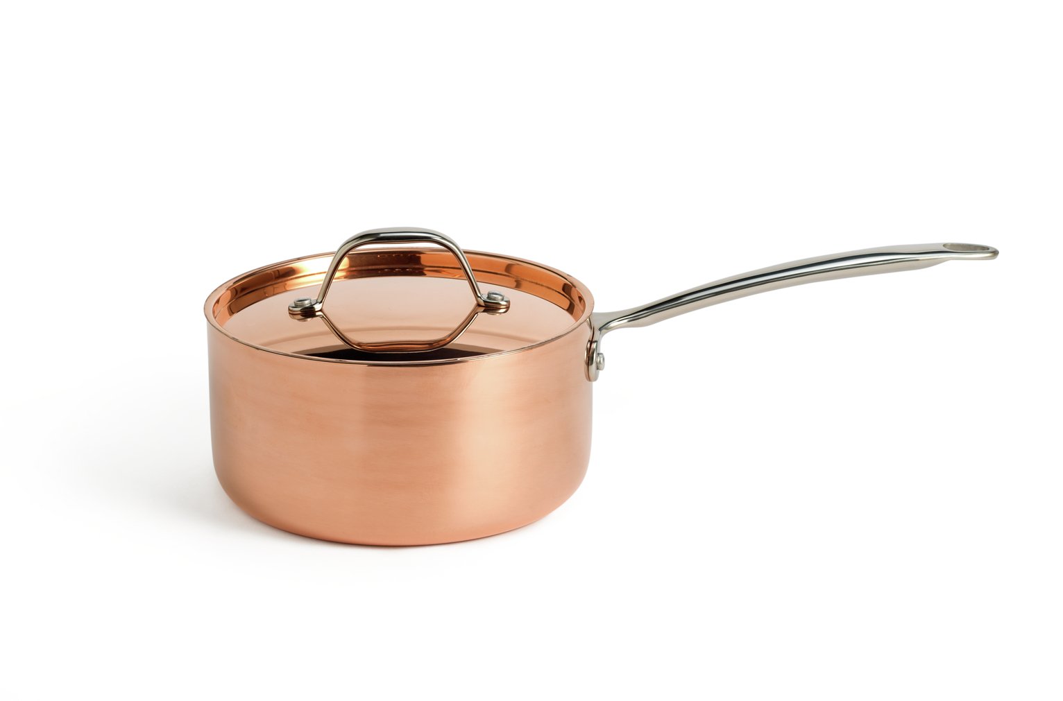 Argos Home 5 Piece Stainless Steel Non Stick Pan Set -Copper Review