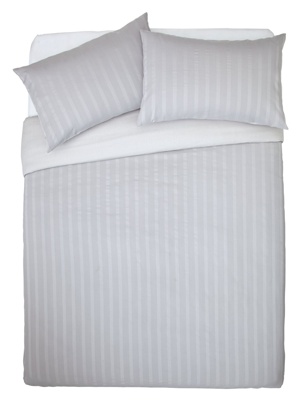 Argos Home Waffle Grey Stripe Bedding Set Reviews