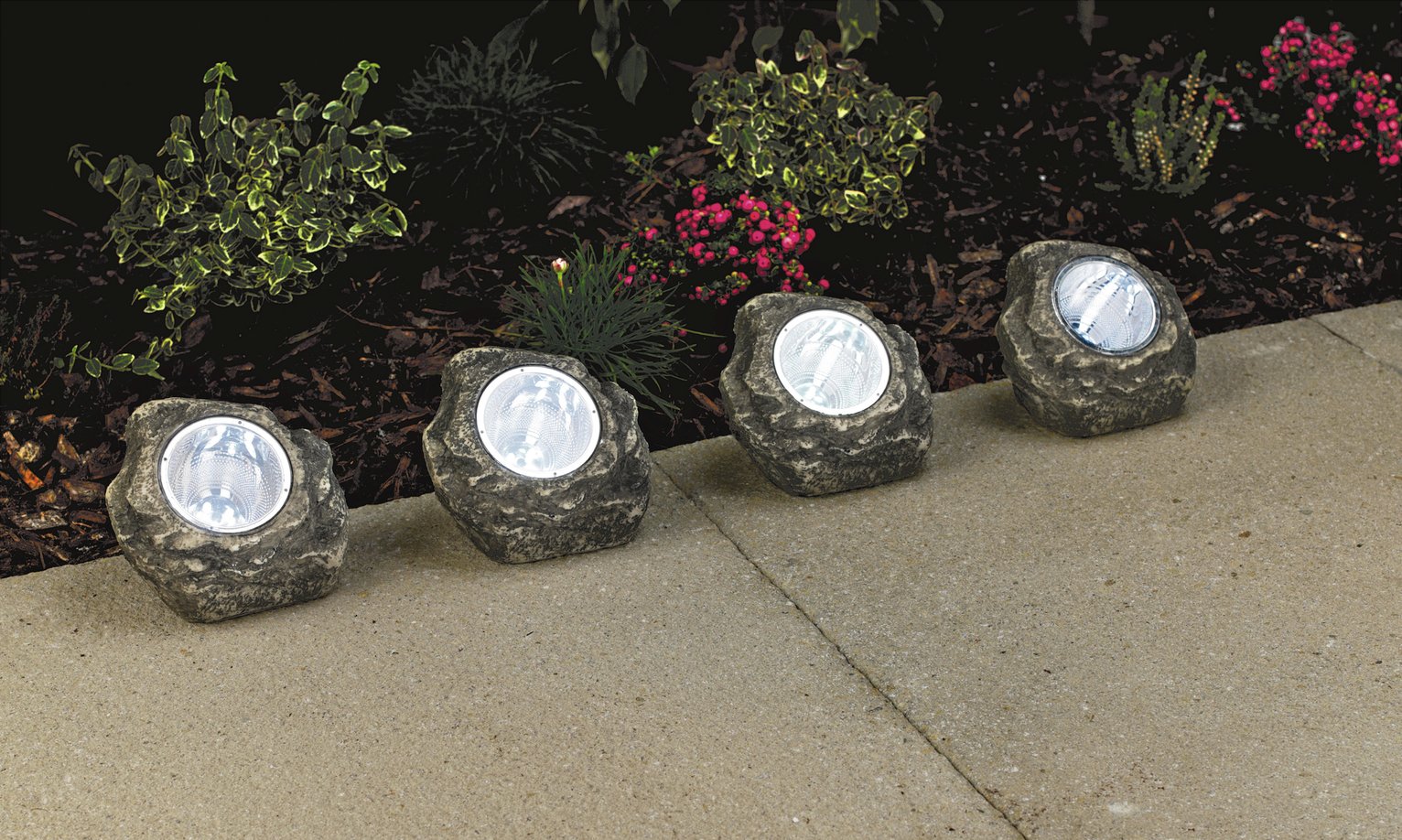 Argos Home Set of 4 LED Solar Rock Lights Reviews