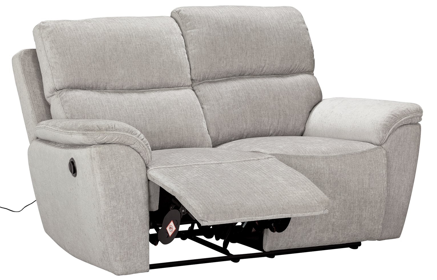 Argos Home Sandy 2 Seater Fabric Power Recliner Sofa -Silver Review