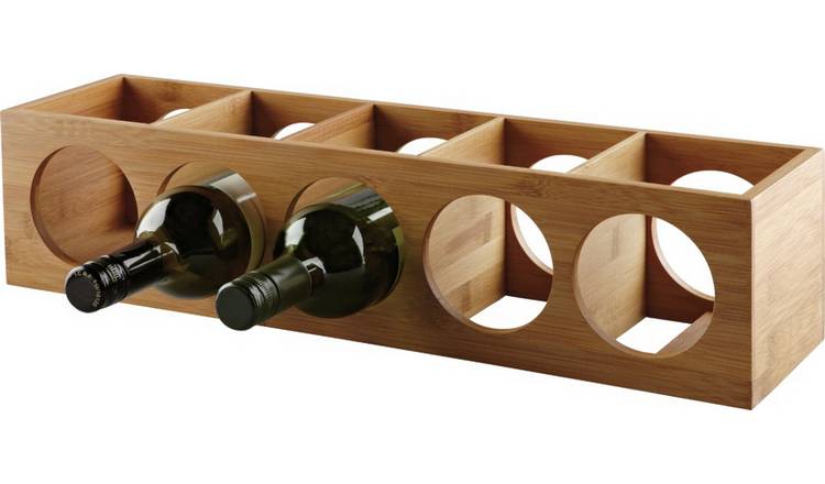 Wine Racks Buy Argos Home Set of 2 5 Bottle Bamboo Stacking Wine Racks | Wine racks |  Argos