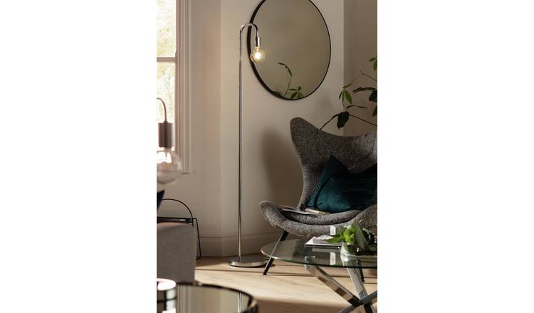 Chrome floor deals lamp argos