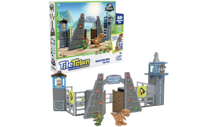 Tile Town Jurassic World Park Playset