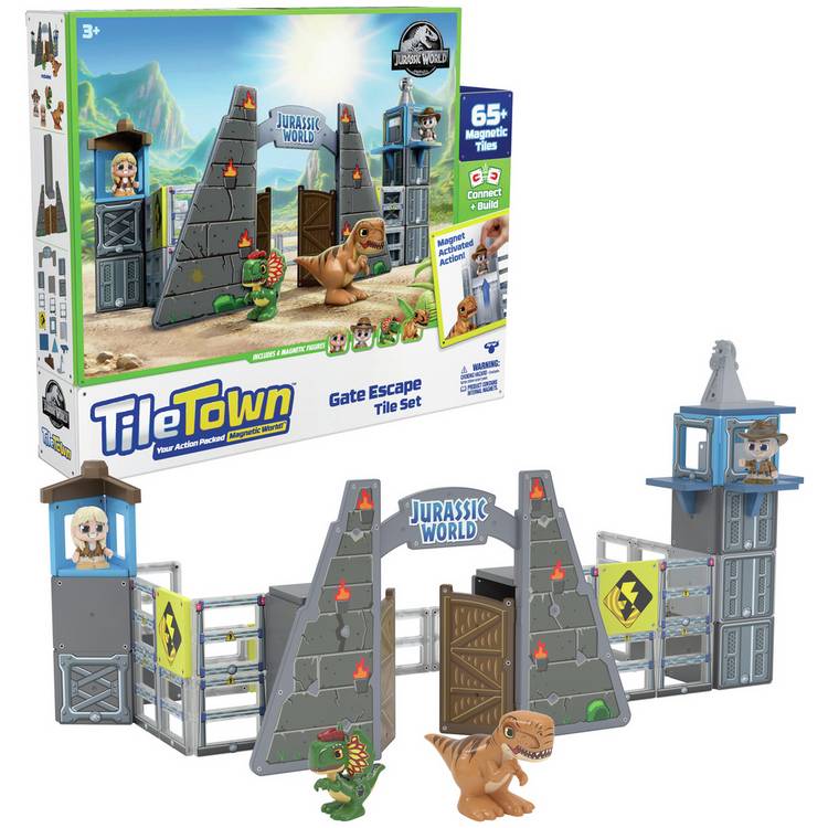 Tile Town Jurassic World Park Playset 0