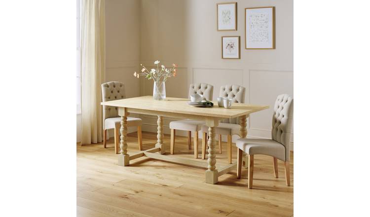 Argos Home Raina 6 Seater Dining Table - Natural