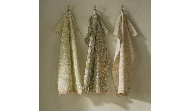 Habitat x Morris & Co Pantry Set of 3 Tea Towels