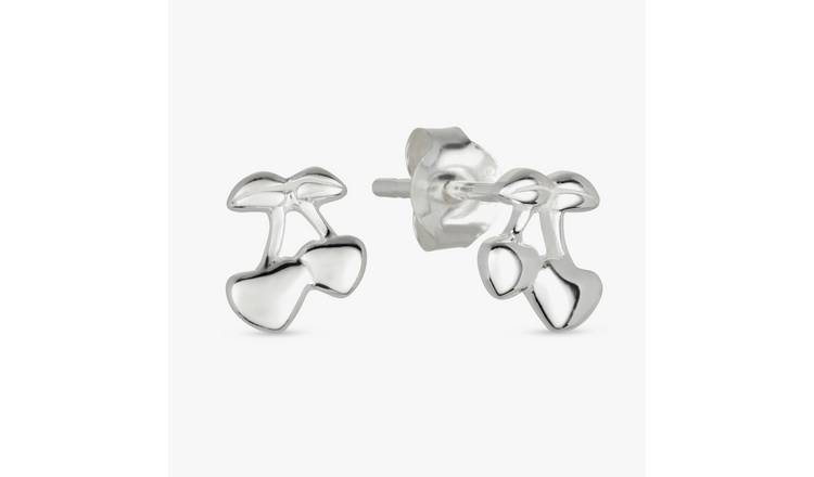 Revere Kids Sterling Silver Cherry Earrings