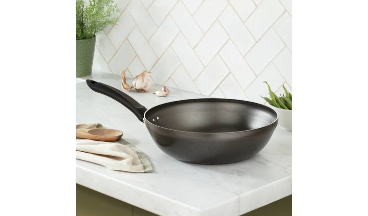 Argos Home 28cm Aluminium Stir fry Pan