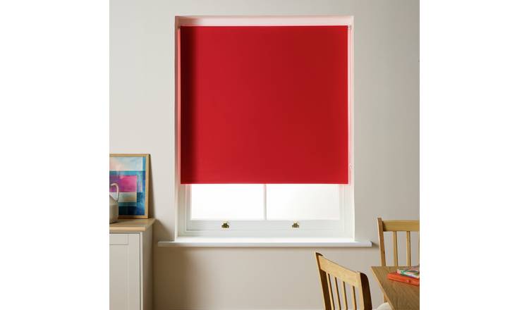 Argos Home Blackout Red Roller Blind - 60cm