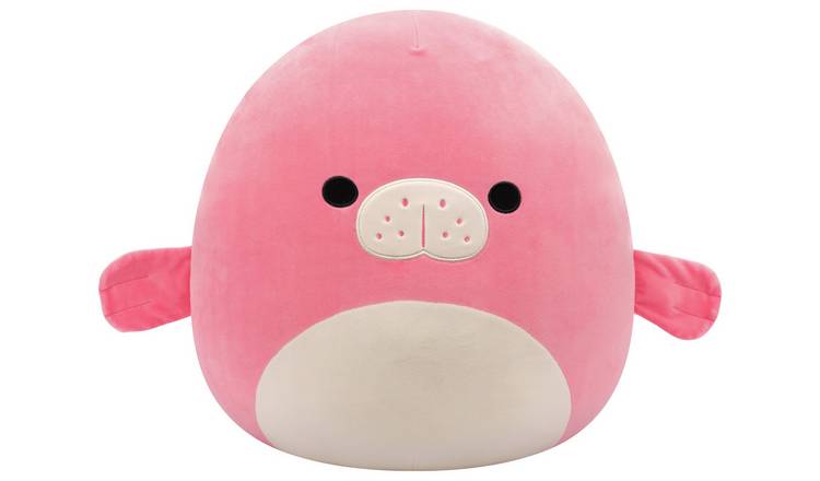 Squishmallows 16'' Coral Manatee Plush