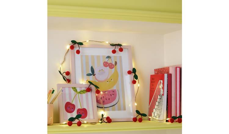 Argos Home LED Cherry String Lights - Red