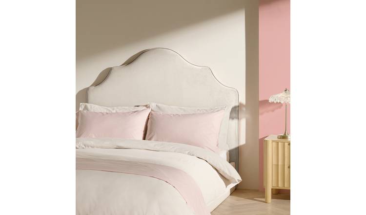 Habitat Daphne Fabric Double Headboard - Cream