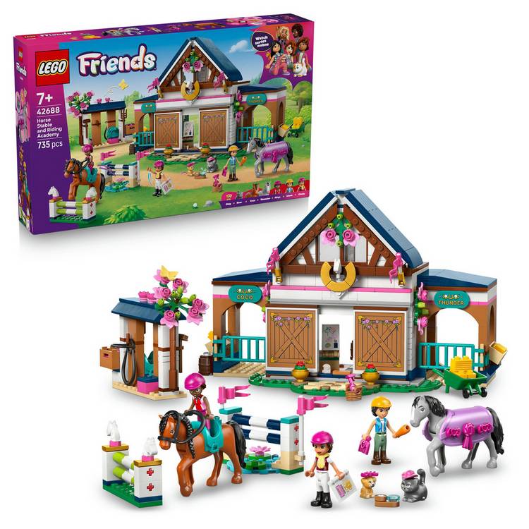 LEGO Friends Horse Stable and Riding Academy Playset