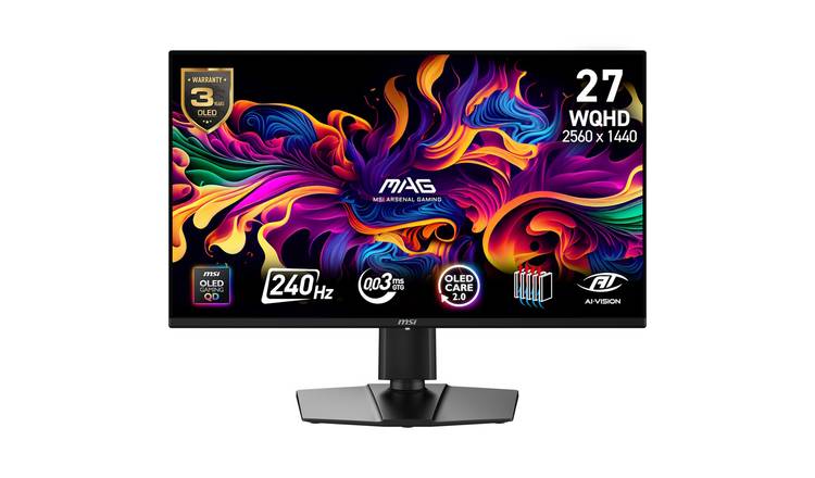 MSI MAG 274QP QD-OLED X24 27 Inch 240Hz WQHD Gaming Monitor