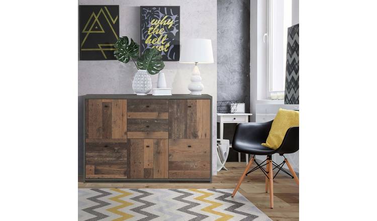 Furniture To Go Best 5 Door 2 Drawer Sideboard - Brown