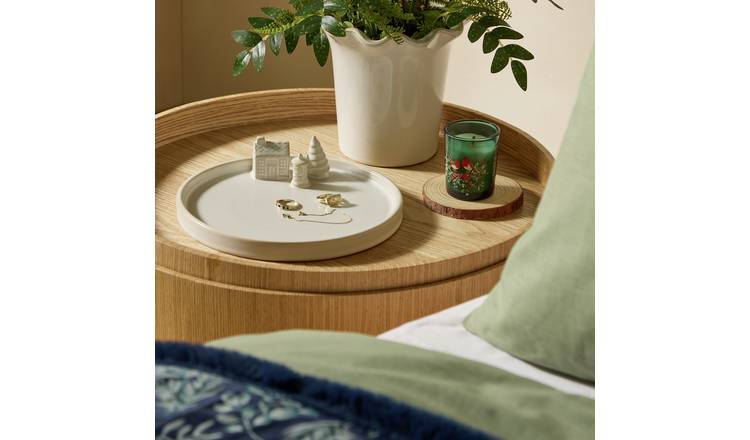 Argos Home Porcelain Christmas Robin Trinket Tray