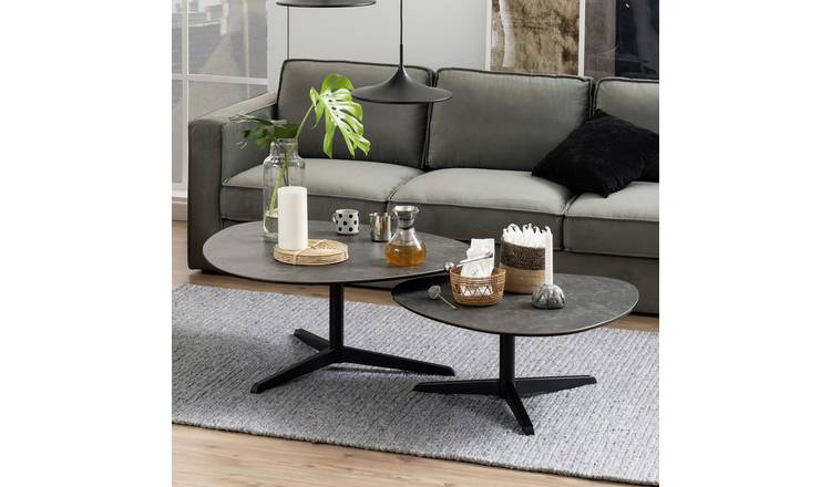 Furniture To Go Barnsley Round Coffee Table - Black