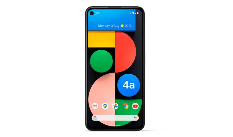 SIM Free Google Pixel 4a 5G 128GB Mobile Phone – Just Black