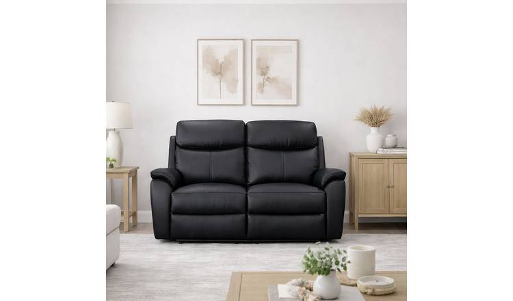 Aspire Kingsmere 2 Seater Power Recliner Sofa - Black