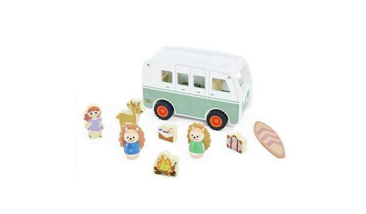 Chad Valley Alfie And Jo Wooden Campervan Playset