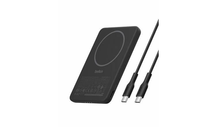 Belkin 5000mAh Slimline Magnetic Portable Power Bank - Black