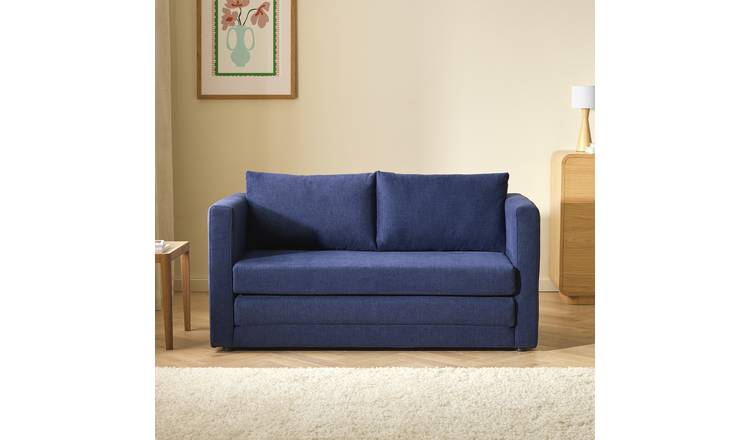 Argos Home Lucy Fabric Sofa Bed - Blue