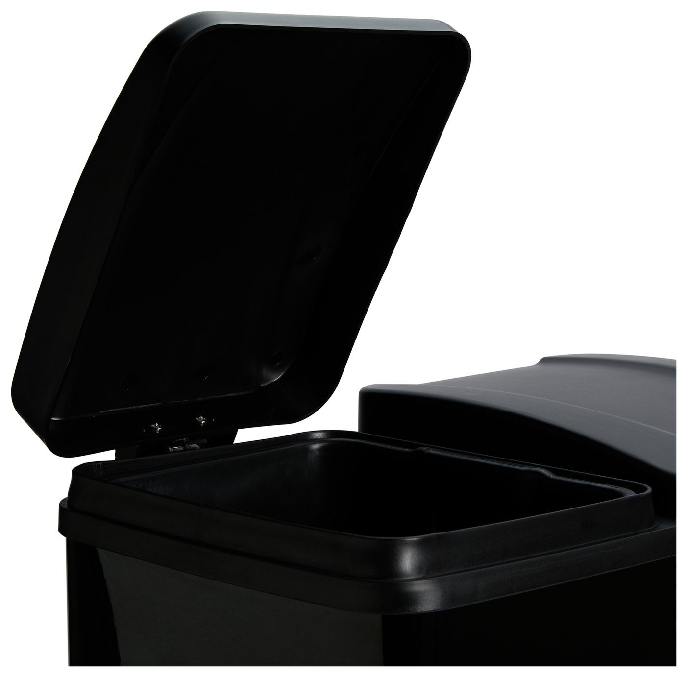 Buy Habitat 60 Litre Twin Compartment Pedal Bin - Black | Kitchen