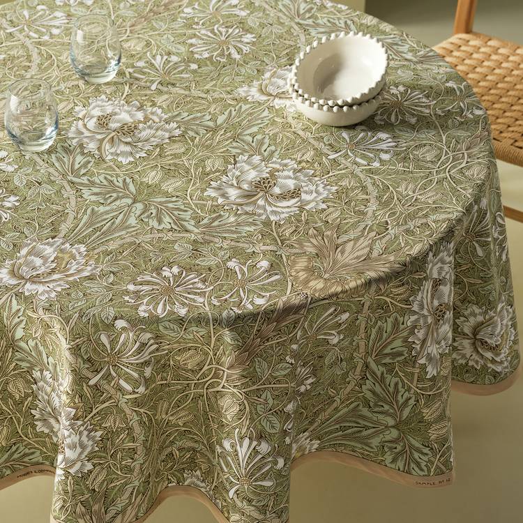 Habitat x Morris & Co. Pantry Round Tablecloth 0