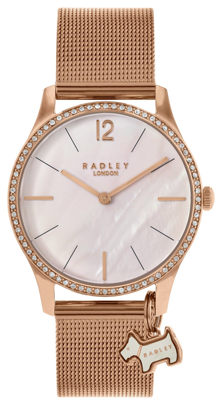 Radley Ladies' Millbank RY4288 Rose Tone Mesh Strap Watch