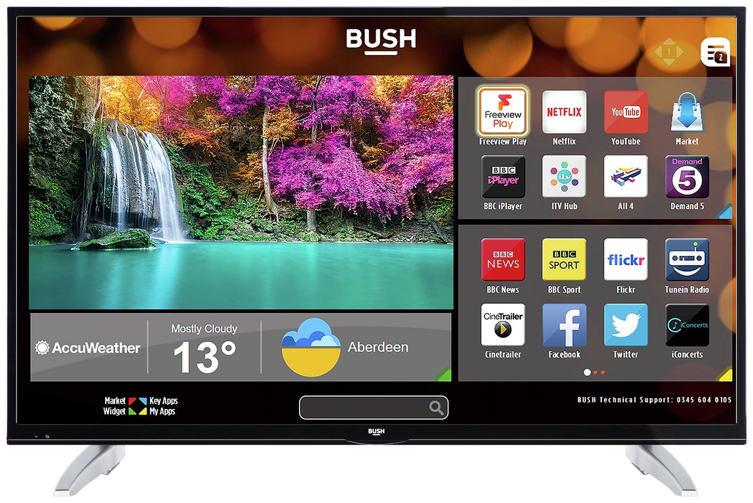 Bush 49 Inch Smart 4K UHD TV with HDR