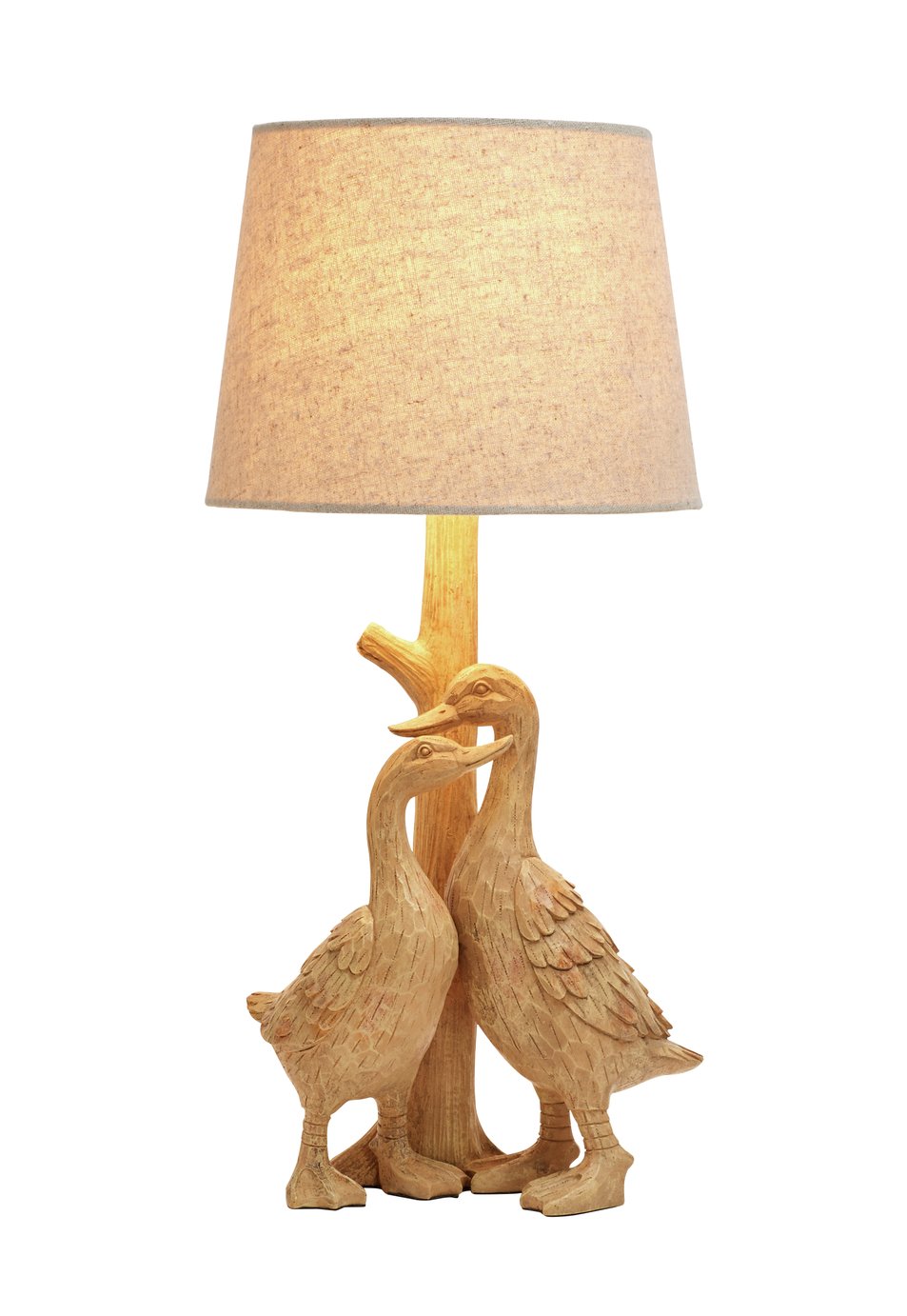 Argos Home Ducks Table Lamp - Natural