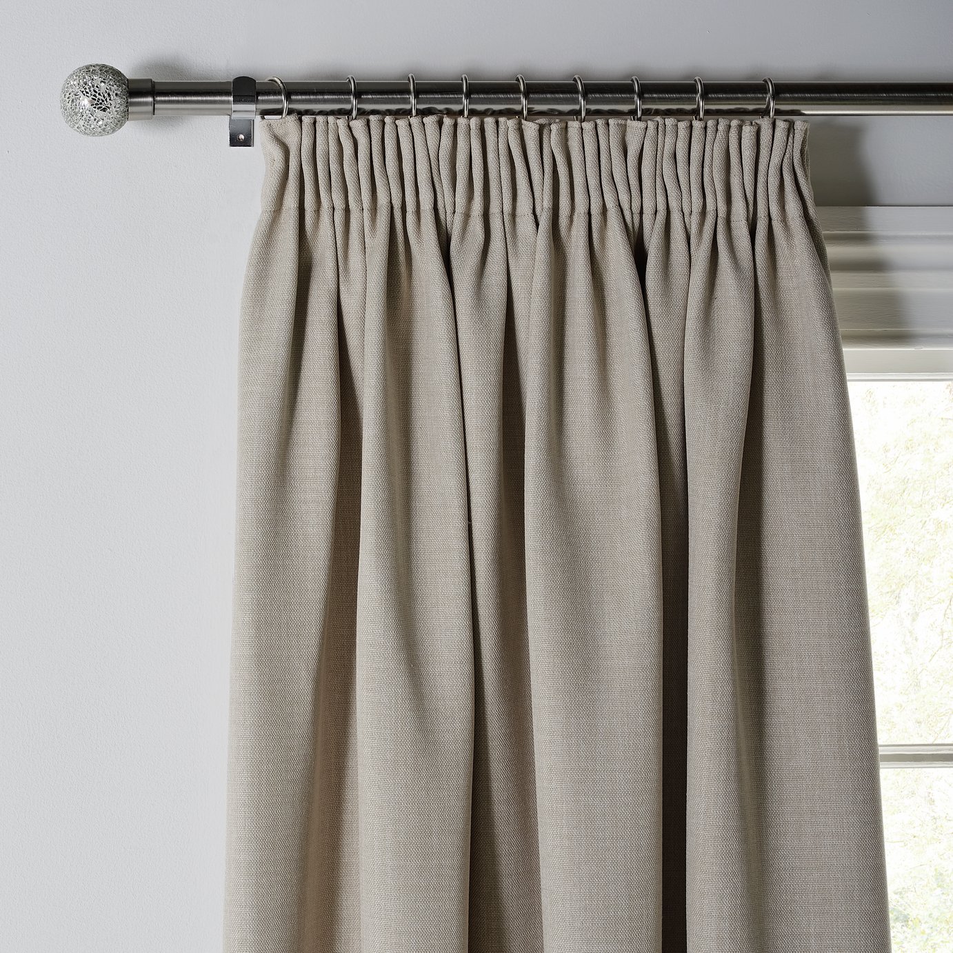 Argos Home Twilight Pencil Pleat Curtains - 117x182cm