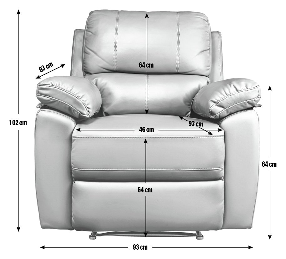 Argos Home Toby Leather Effect Recliner Chair Reviews