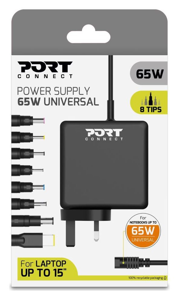 Port Connect Universal 65W Laptop Power Supply Review