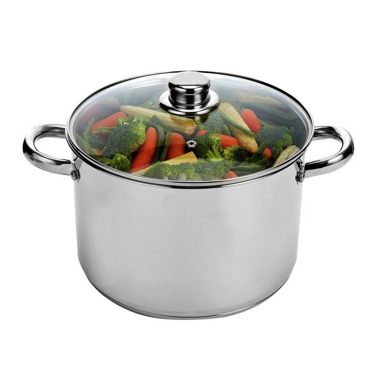 Argos Home 11 Litre Stainless Steel Stock Pot 0