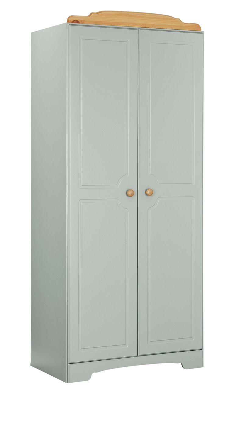 Argos Home Nordic 2 Door Wardrobe - Grey & Pine