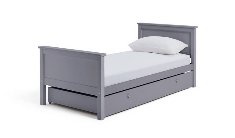 Habitat Brooklyn Single Bed with Drawer - Grey