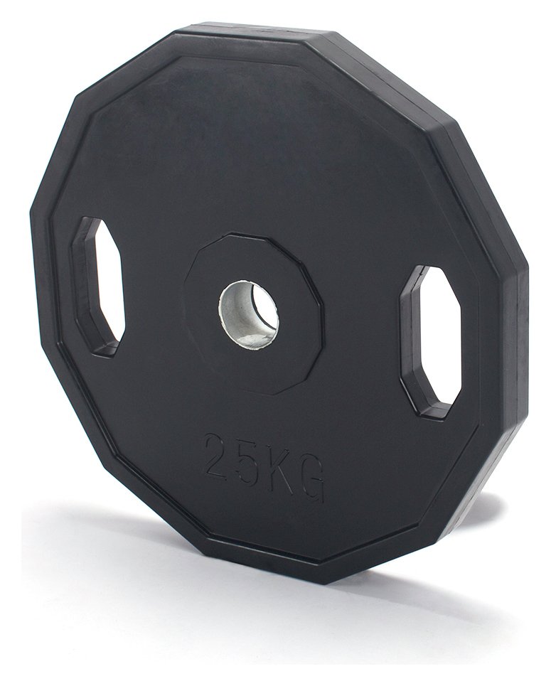 Men's Health Rubber Weight Plates - 2 x 25kg