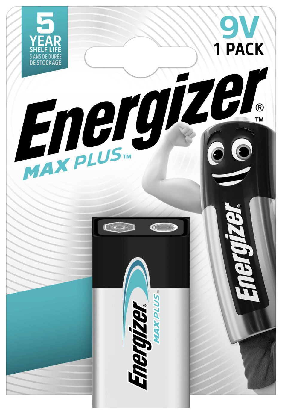 Energizer Max Plus 9v Alkaline Battery