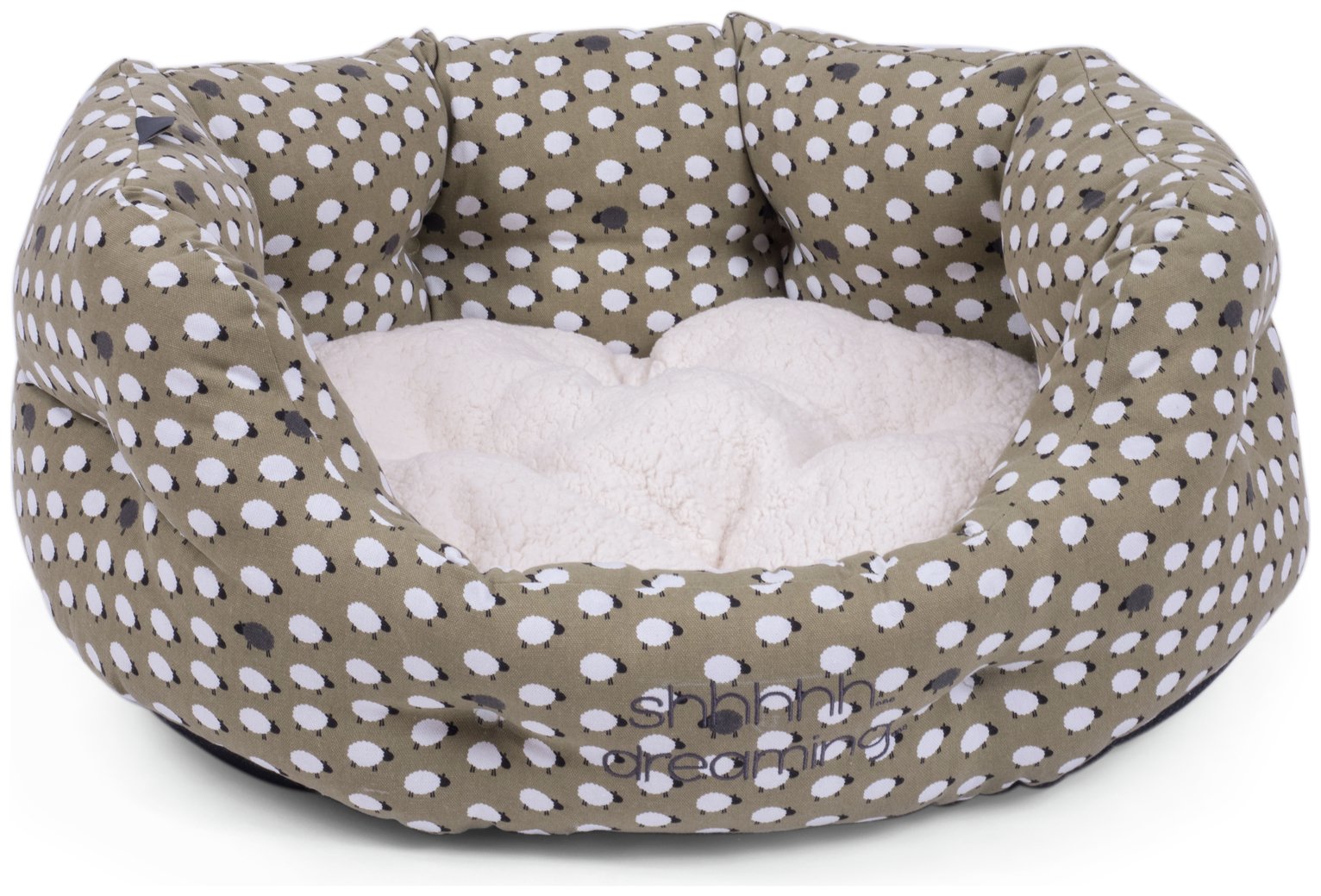 Petface Small Oval Bed - Sheep