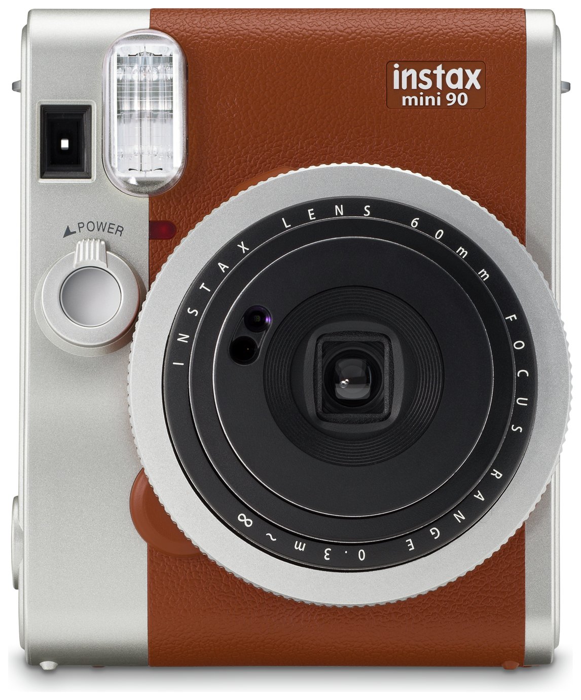 Fujifilm Instax Mini 90 Instant Camera with 10 Shots - Brown