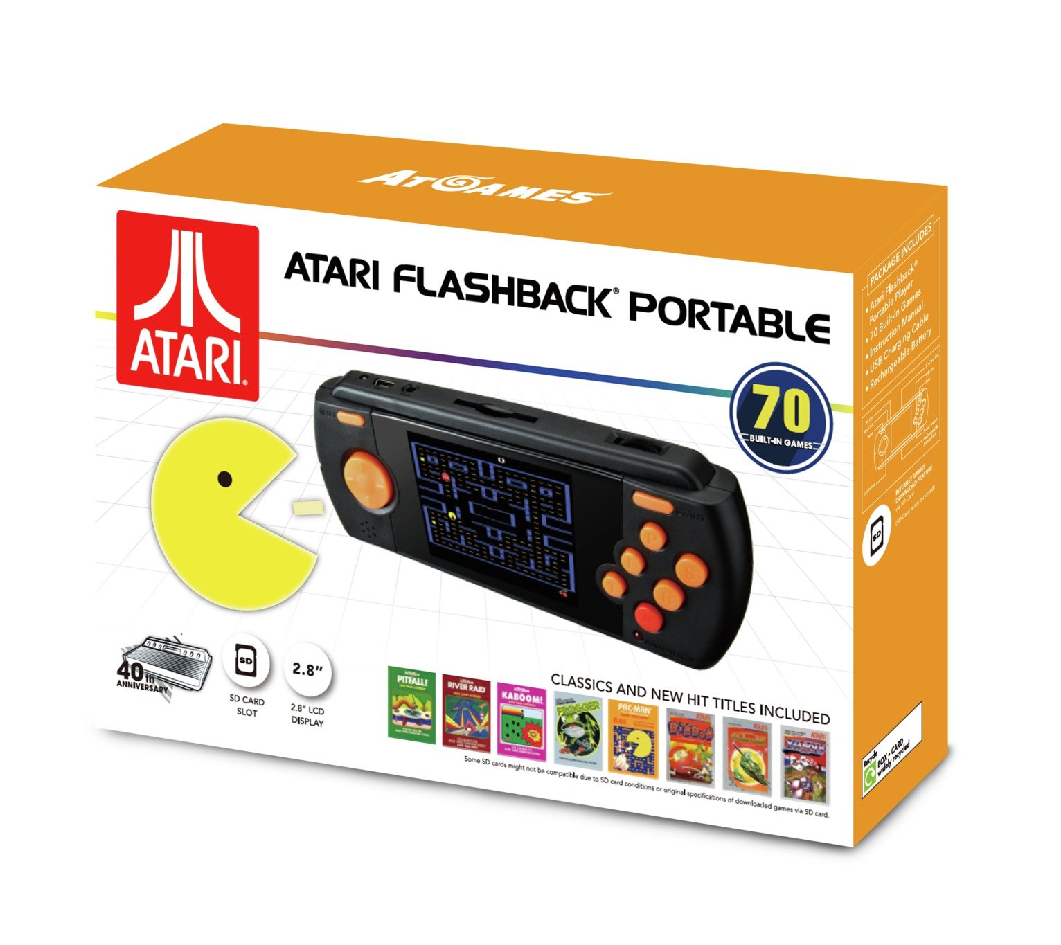 Atari Flashback Portable Games Console with 70 Games