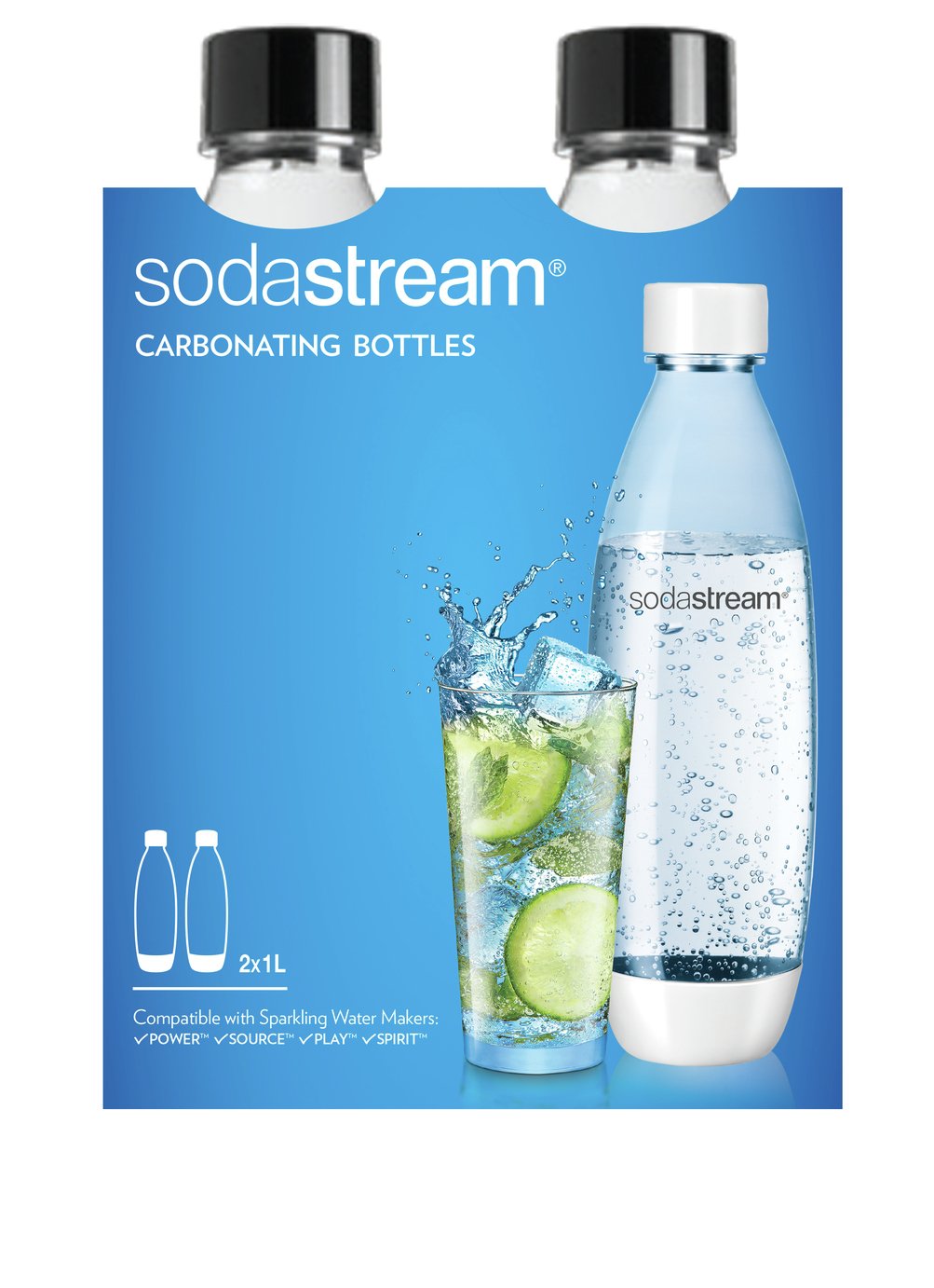 SodaStream 2 x 1 Litre Carbonating Bottles Reviews Updated June 2024