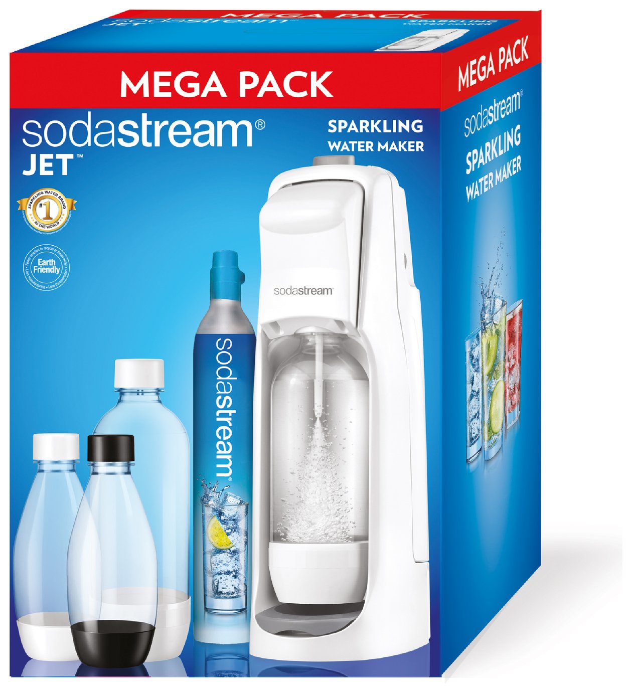 Sodastream Jet White Megapack Bundle