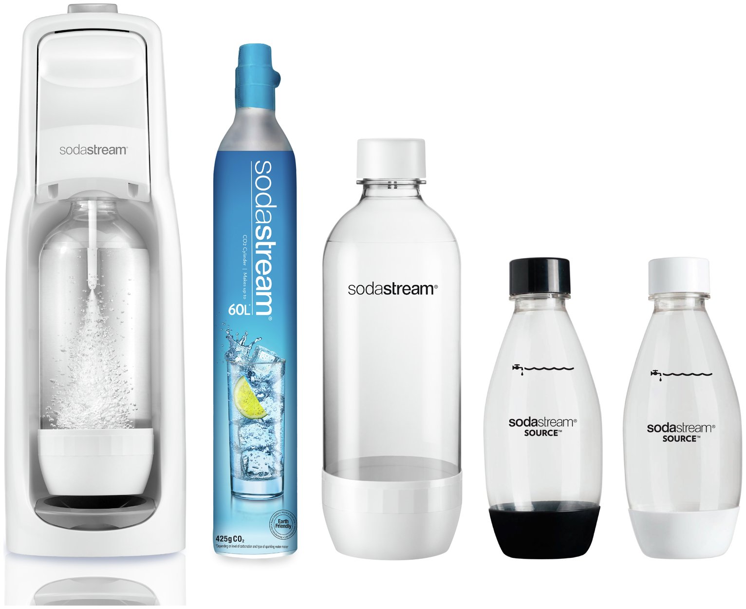 Sodastream Jet White Megapack Bundle