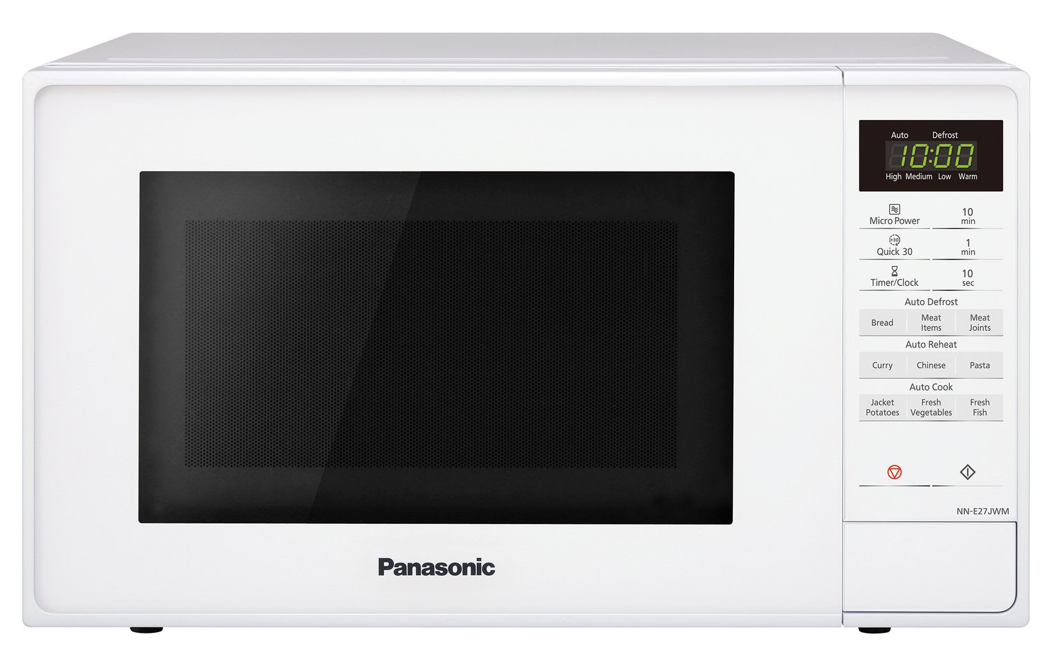 Panasonic 800W Standard 20L Microwave NN-E27JWMBPQ - White