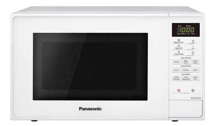 Panasonic 800W Standard 20L Microwave NN-E27JWMBPQ - White