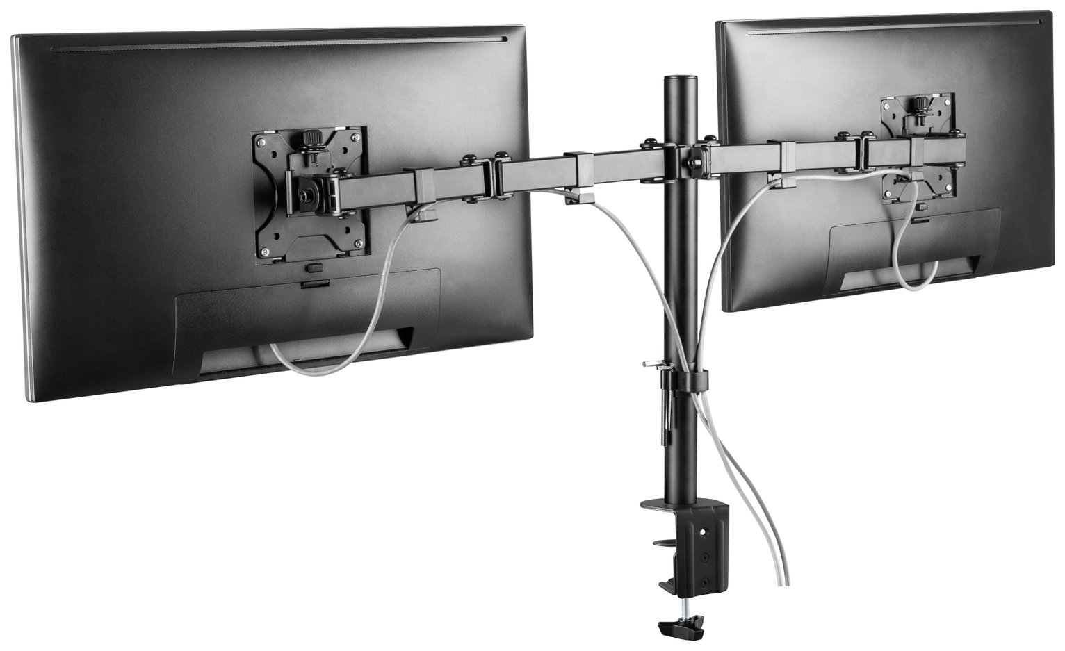 Proper AV Dual Swing Arm Monitor Desk Mount